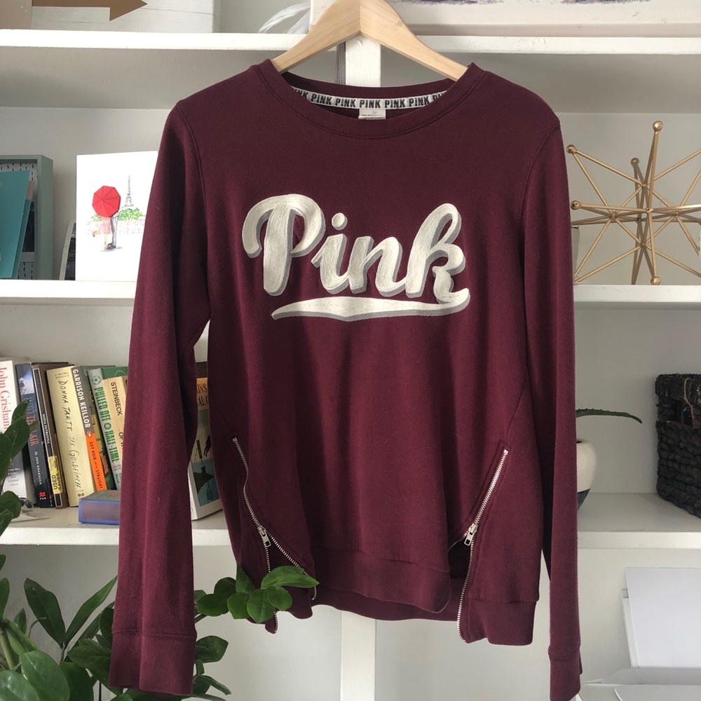 Victoria’s Secret burgundy sweatshirt